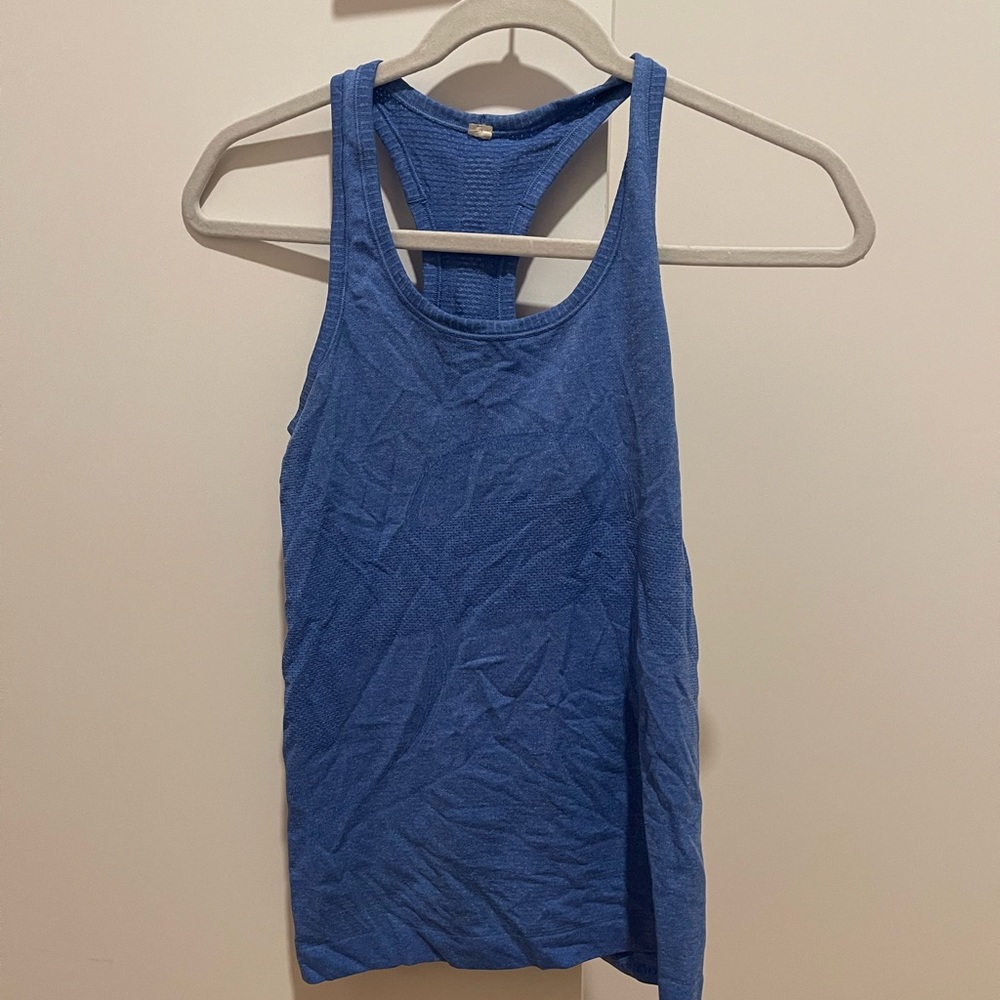 lululemon athletica Blue Tank Top